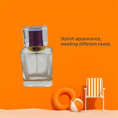 Плоский квадратний флакон для парфумів 50 мл